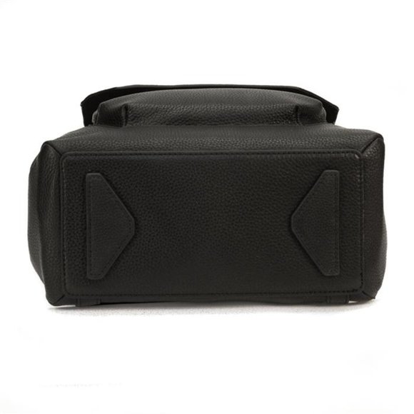 Raviani Black Pebble Grain Leather Backpack main image 4